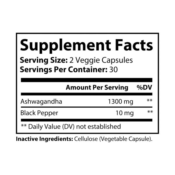 Ashwagandha (60 capsules) - Image 3
